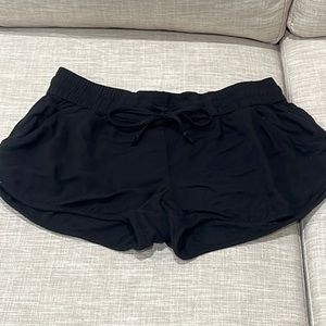 Talula small, black athletic shorts